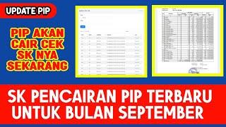 SK PENCAIRAN PIP DIKELUARKAN || Bantuan PIP AKAN CAIR KEMBALI DI BULAN SEPTEMBER INI