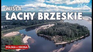 Vistula River - South of Warsaw | Poland from Bird's Eye View