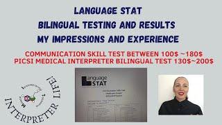 My Experience Taking a Bilingual Language Assessment - Language Stat Testing and Results