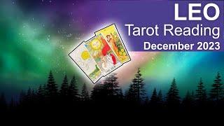 LEO DECEMBER 2023 Tarot Reading "A GIFT, THE START OF SOMETHING BIG!MOVING FORWARD ON A DECISION️"