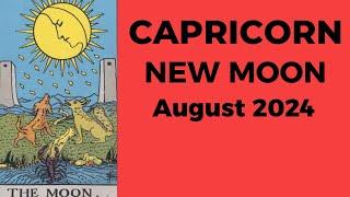 Capricorn: You're About To Live And Embrace Your New Blessings!  August 2024 New Moon Tarot