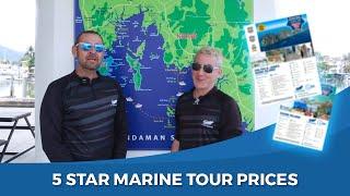 How much is a 5 Star Marine Private Boat Tour? | Private Boat Tour Prices 2024