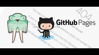 Fix 404 GitHub Page Error There Isn't a GitHub Pages Site Here