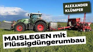 #DirektsaatVLog 62: Maislegen 2024 mit Flüssigdüngerumbau.