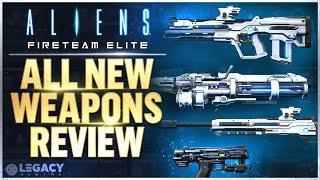 Aliens Fireteam Elite - New Weapons Review & Attachment Guide (Season 1)