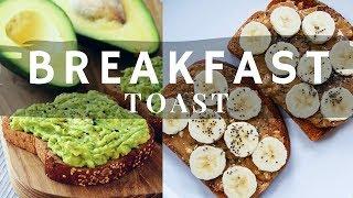 EASIEST Protein Breakfast Toast | Healthy Toast 2 WAYS!