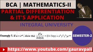 If u=e^xyz, show that del^3u/delx dely delz=(1 + 3xyz + x^2y^2z^2)e^xyz. Partial Differentiation