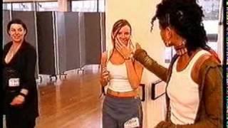 Nadine Coyle in the dance studio [Popstars The Rivals]