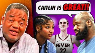 Shaq MANSPLAINS Caitlin Clark's GREATNESS to Angel Reese