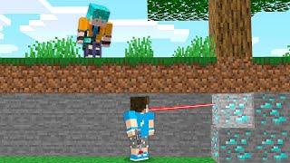 Minerador LASER vs CAÇADOR no Minecraft