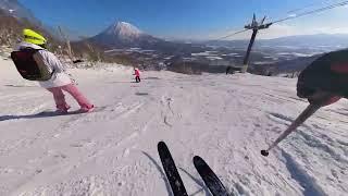 4K Niseko (Grand Hirafu) Top To Bottom - Mount Yōtei View