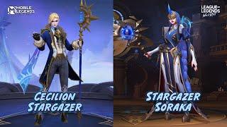 Mobile Legends Vs LoL Wild Rift - Similar Skins Comparison 2022