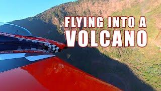 Flying into a Volcano