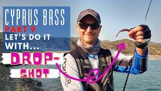 Cyprus bass fishing: Part 9 Lets do it with Drop Shot!  Cyprus fishing with guide