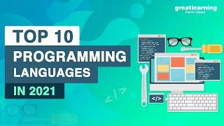 Top 10 Programming Languages in 2021 | Best Programming Languages to Learn in 2021 | Great Learning