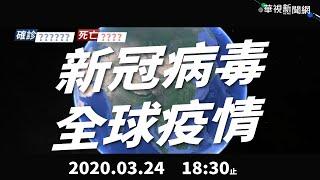 新冠肺炎全球疫情｜更新時間03/24 18:30