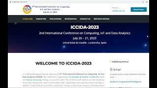 ICCIDA-2023 | Scopus Indexed Publication Conference in Spain | S. Rayhan Kabir