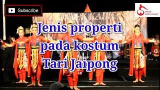 Macam-macam properti pada kostum Tari Jaipong