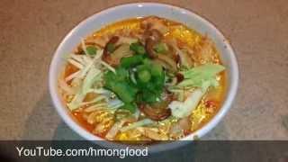 How to make Khaub Poob - Kao poon, Kapoon, Kapong