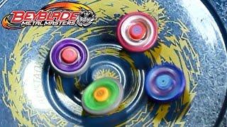 Beyblade Battle Royal Galaxy Pegasus vs Earth Eagle vs Flame Libra vs Ray Striker!