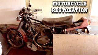 Full Restoration Abandoned Motorcycle JAWA 638 (350cc)