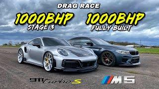 STREET KINGS...1000BHP BMW M5 vs 1000BHP 911 TURBO S