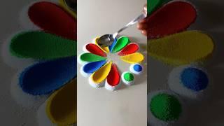 Rangoli designs for beginners #rangoli#rangolidesigns#rangoliforbeginners#shorts