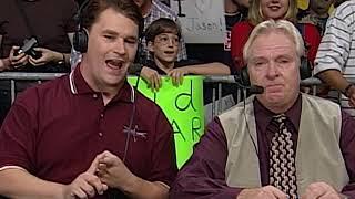 Bobby "The Brain" Heenan pays tribute to Gorilla Monsoon. WCW Monday Nitro, OCT. 11, 1999.