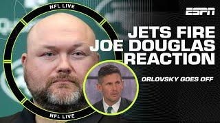 'DYSFUNCTION IN NEW YORK!' ️ Dan Orlovsky SOUNDS OFF on the Jets firing GM Joe Douglas  | NFL Live