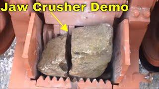 Jaw Crushers In Action! Crushing Rocks, Concrete, Granite, Bricks, Asphalt, Quartz, Glass MBMM
