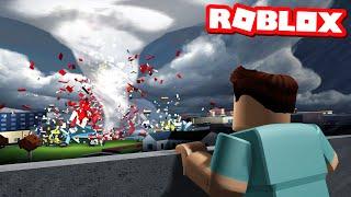 I tried to survive TORNADO ALLEY in Roblox..