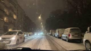 Frederiksberg, Copenhagen   in Snowy weather | Driving Beautiful inner Copenhagen in Snow Storm