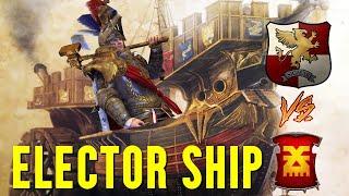 Karl Franz Summons THE LANDSHIP | Empire vs Khorne - Total War Warhammer 3