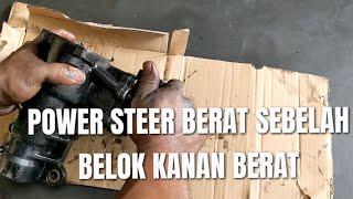 mencari permasalahan power stir troper berat sebelah..