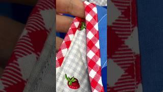  Simply The Best Quilt Binding Technique #quilttube #thesewingchannel #scrapberryginghamquilt