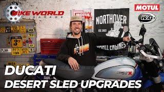 Ducati Scrambler Desert Sled Upgrades | Bike World Garage