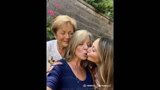  Kiss Between Three Look-Alike Women of Different Ages – A Bond Beyond Time