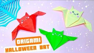 Origami Paper Bat | Оригами Летучая Мышь из бумаги | DIY Halloween #origami #papercraft #halloween