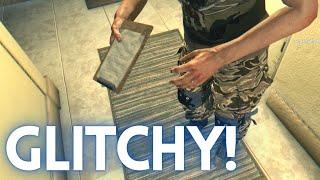 Getting trapped in an apartment in Dying Light with a wobbly NPC!