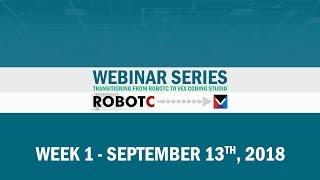 Transitioning from ROBOTC to VEX Coding Studio - Week 1