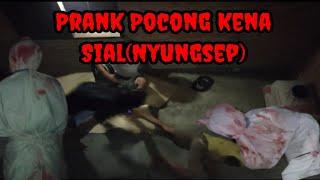 Prank 1team..!! Pocong kena sial, nyungsep.D