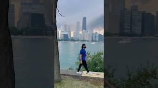 Beautiful weather of Chicago #shorts #chicago #weather #ytshorts