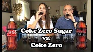 Coke Zero Sugar vs. Coke Zero in a Blind Taste Test