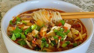 宁夏人最爱的面食，羊肉臊子面Lamb Noodle Soup