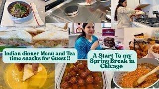 Indian Dinner Menu For Guest A BUSY DAY In My Life (DIML)Indian Mom Vlogger In AMERICA~H4 VisaWife