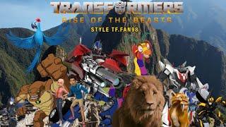 TRANSFORMERS RISE OF THE BEASTS STYLE TF.FAN98 CAST VIDEO