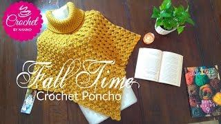 FALL TIME CROCHET PONCHO FOR ALL Etsy Written Pattern Available |THE CROCHET SHOP by NANNO