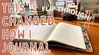 An ENTIRE Year...in ONLY 12 Pages? | JOURNAL FLIP THROUGH