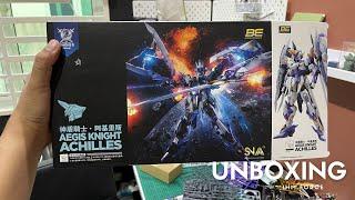 Unboxing BE 1 144 Aegis Knight Achilles   The Round Table Knight