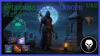 ESO Stamina Necromancer 125k+ DPS Build, Update 42, PS 5 EU